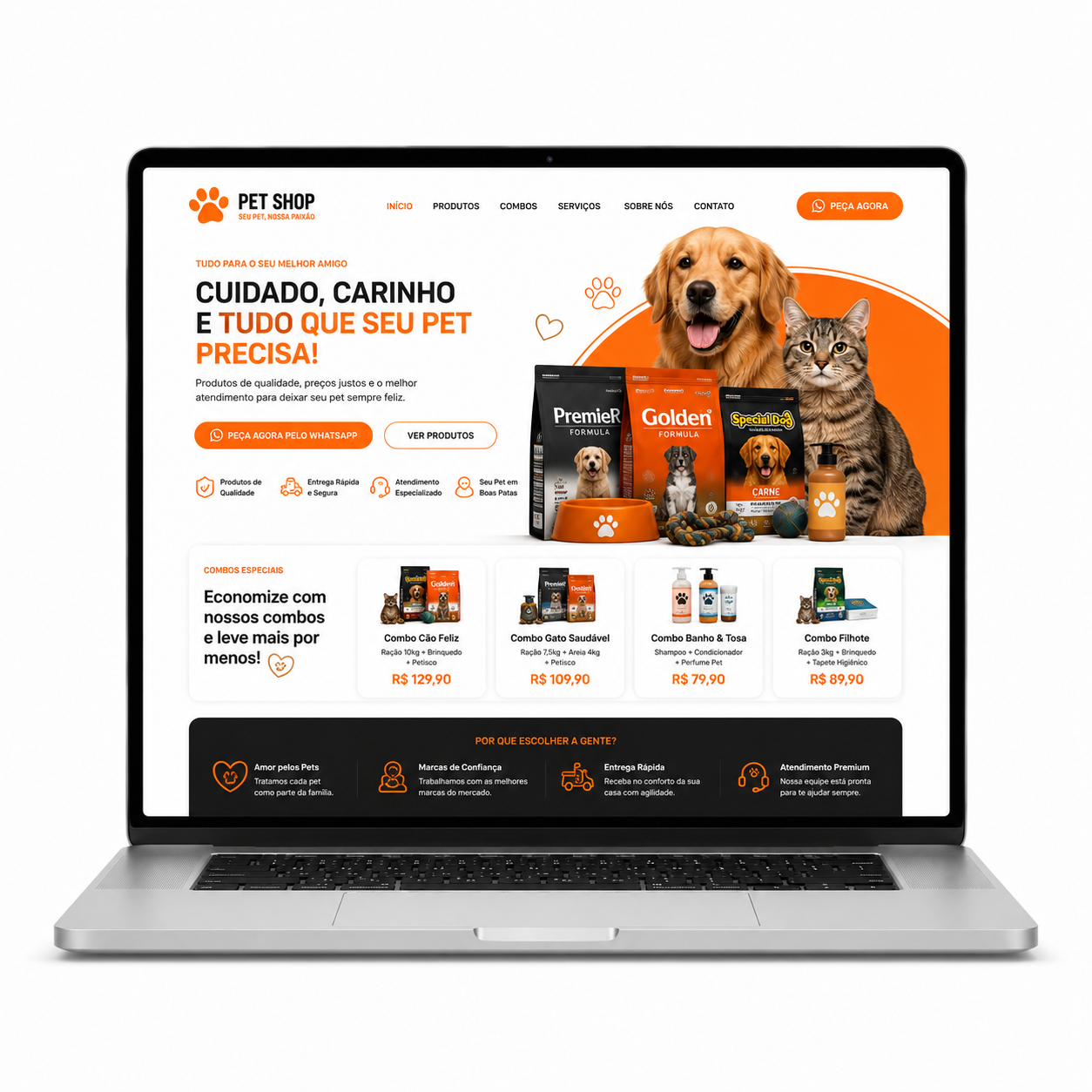 Template MAGINUSS · Pet Shop