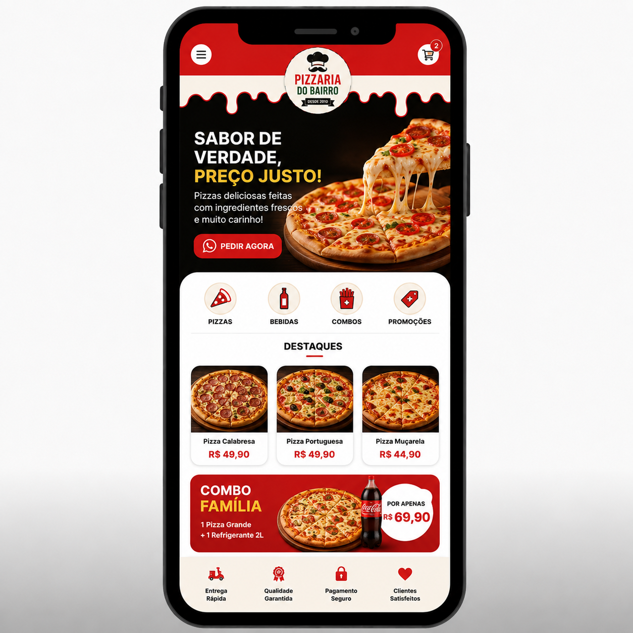 MAGINUSS versão Elite · Pizzaria
